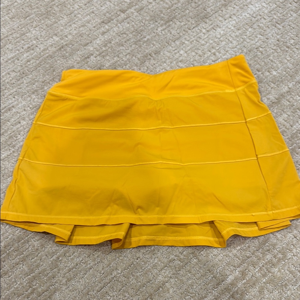 Mustard Yellow Athletic Skirt